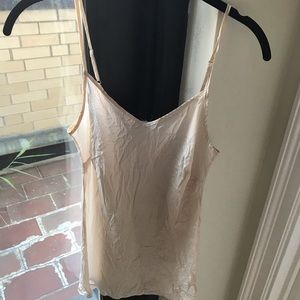 Pale pink silk Jcrew camisole